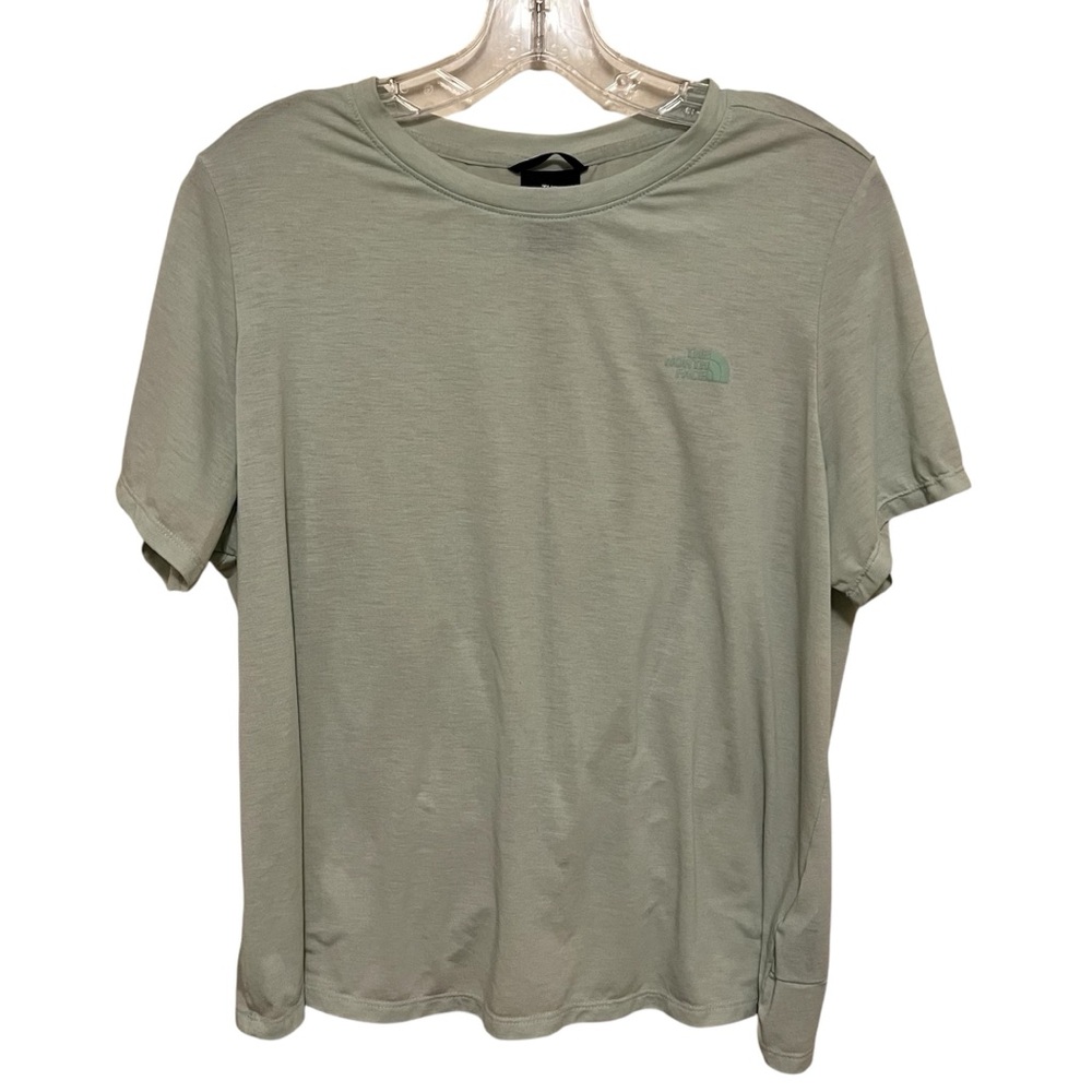 The North Face Up Knot Crop Women’s XL Shirt Top Mint Green Sheer